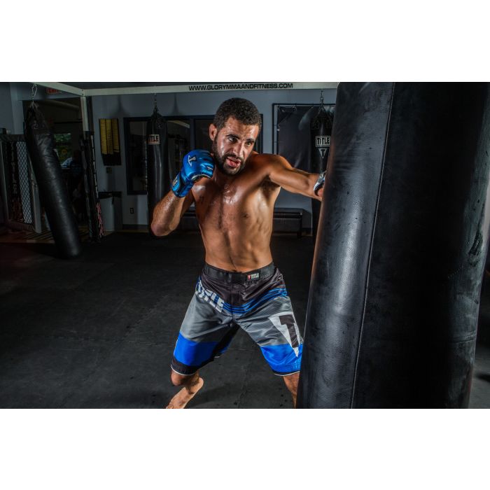 GĂNG TITLE MMA MENACE METALLIC TRAINING GLOVES- XANH