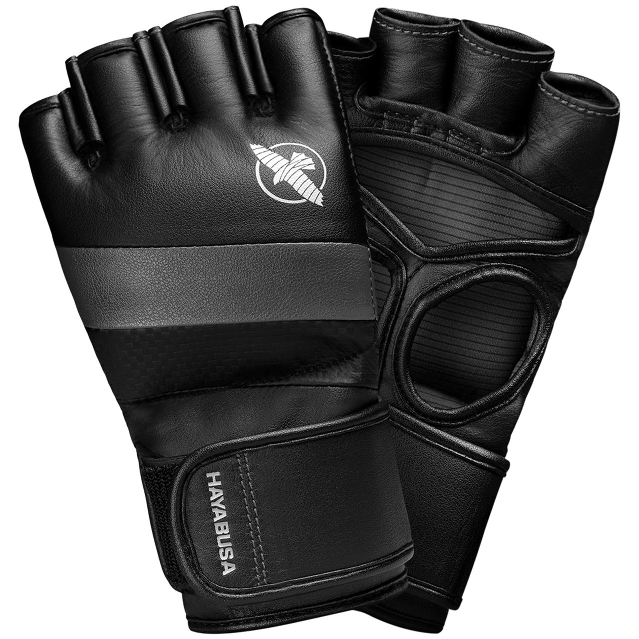 GĂNG MMA HAYABUSA T3 MMA 4OZ GLOVES (BLACK/GREY) -