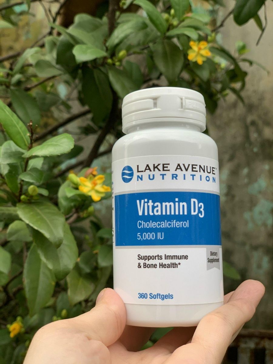 VITAMIN D3 5000iu LAKE AVENUE NUTRITION 360v