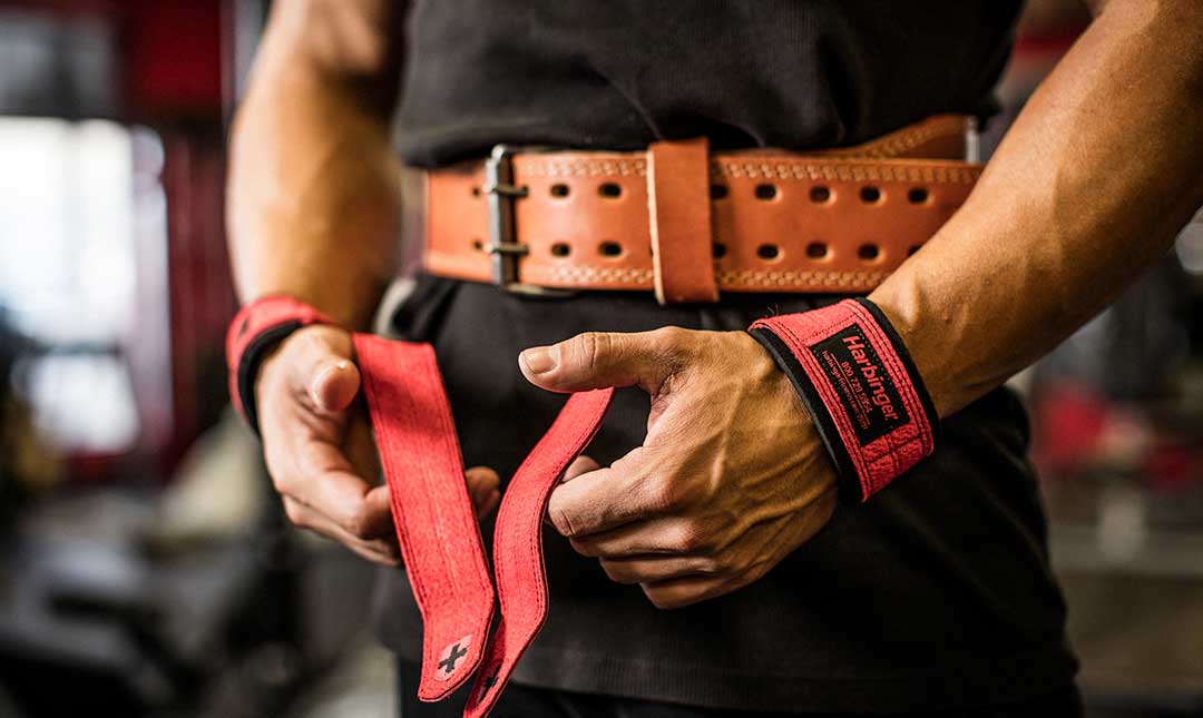Harbinger Real Leather Lifting Straps dây kéo lưng