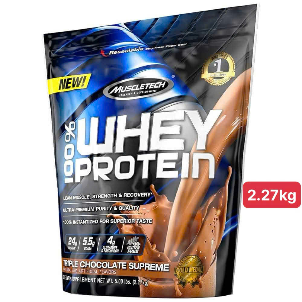 MUSCLETECH WHEY PROTEIN 5LBS ( 56 lần dùng )