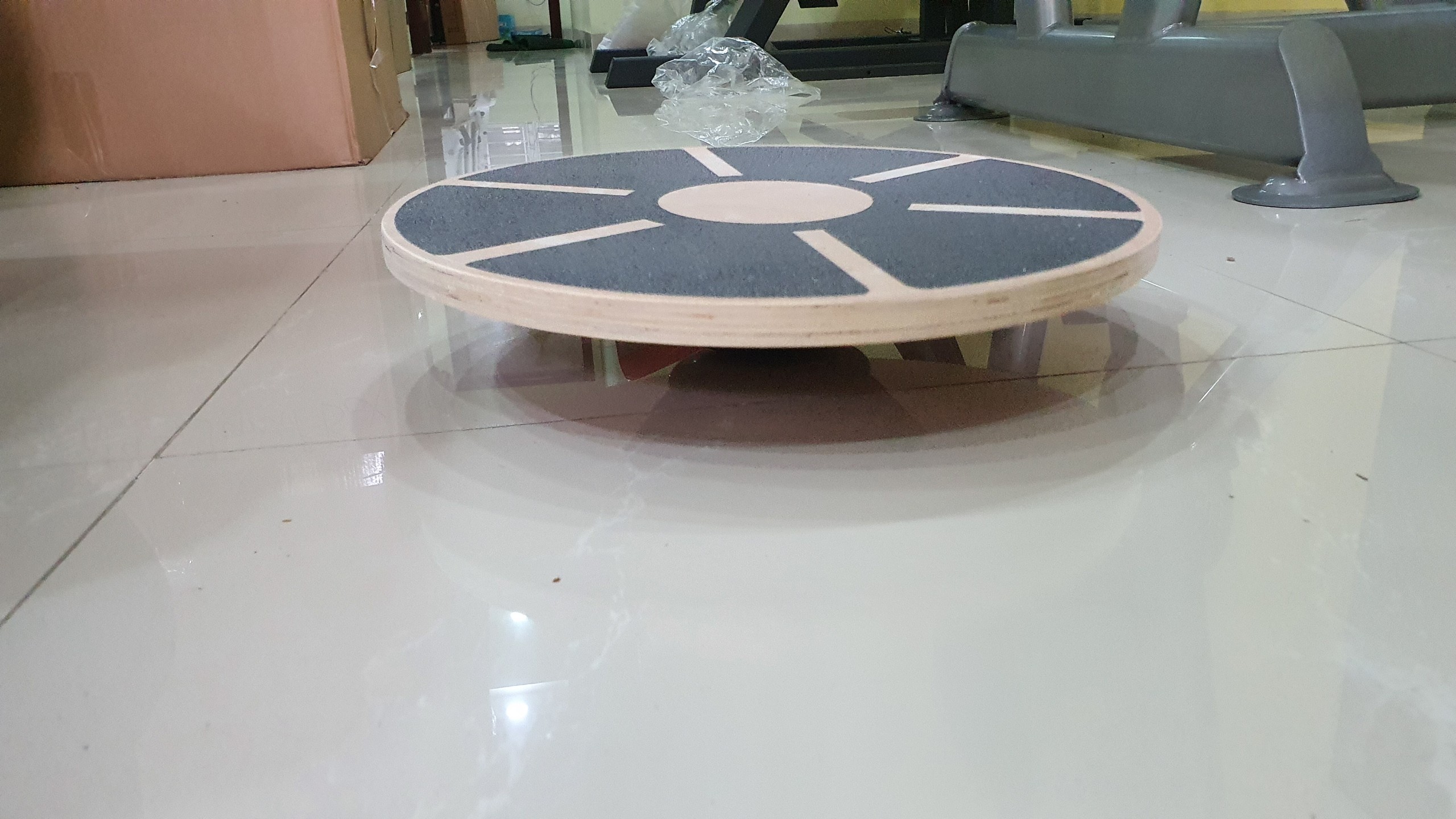 TẤM GỖ THĂNG BẰNG (wooden balance board) Ván Thăng Bằng Bằng Gỗ Với Đế Cao Su Chống Trượt Đĩa Thể Thao Chắc Chắn Chống Trượt Tập Thăng Bằng Yoga Fitness Wooden Balance Board Diameter