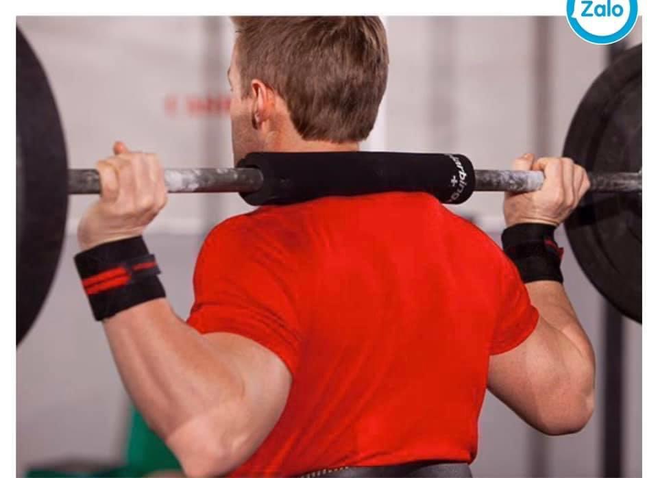 ĐỆM LÓT HỖ TRỢ GÁNH TẠ  MÚT XỐP-ĐỆM GÁNH TẠ (Harbinger olympic bar pad) BarPad gánh đùi Squats