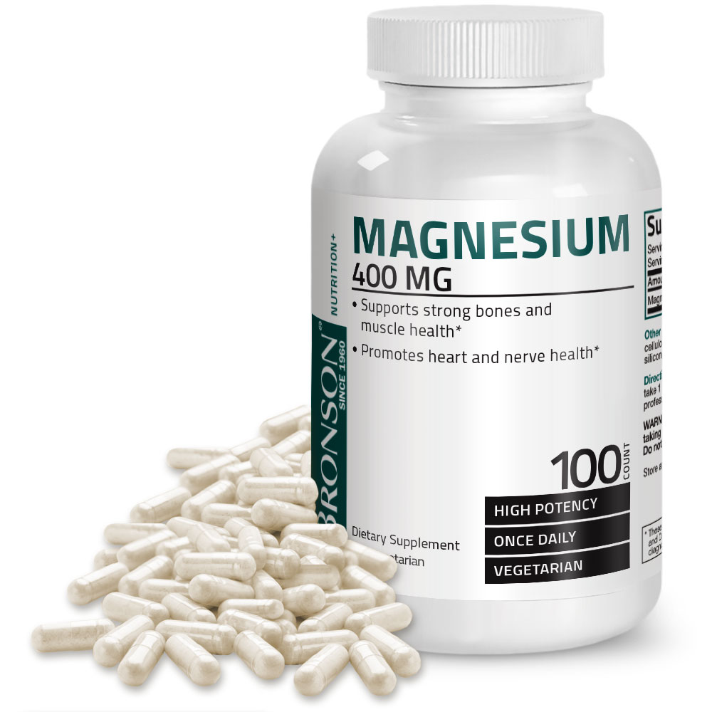 BRONSON MAGNESIUM 400mg 100v