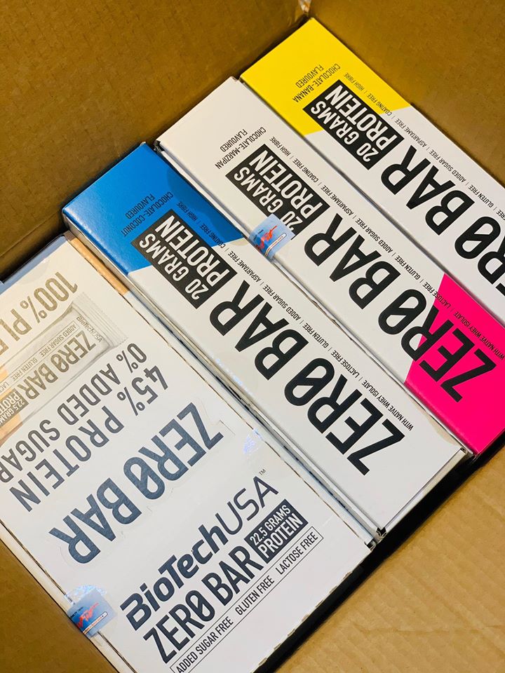 ZERO BAR 20G PROTEIN ( 20 BARS)