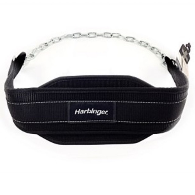 Đai lưng thể hình có xích treo tạ (Harbinger Polypro Dip Belt Free Size)