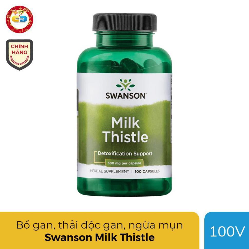 SWANSON MILK THISTLE 500mg 100v