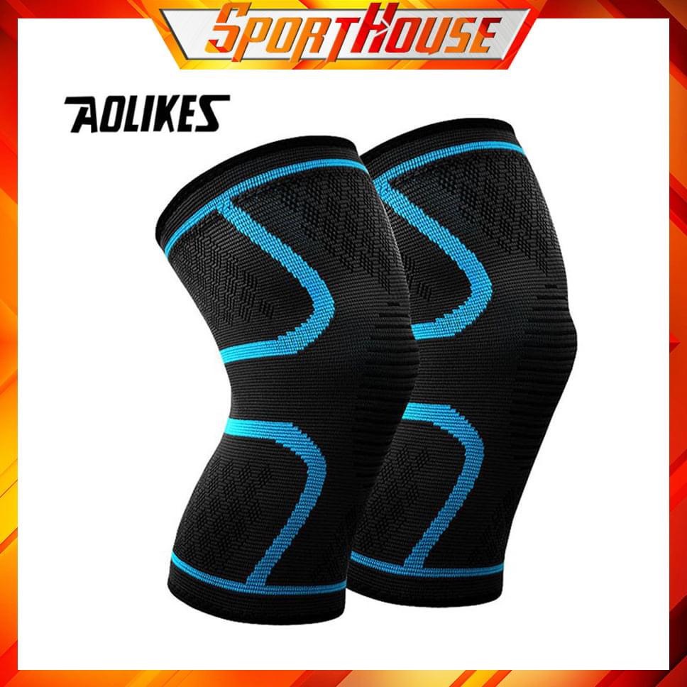 BÓ GỐI THỂ THAO  ( AOLIKES) BẢO VỆ ĐẦU GỐI Băng bảo vệ đầu gối Đai Bảo Vệ Đầu Gối Đai bảo vệ đầu gối Miếng đệm bảo vệ đầu gối khi chơi thể thao Đai quấn bảo vệ khớp gối