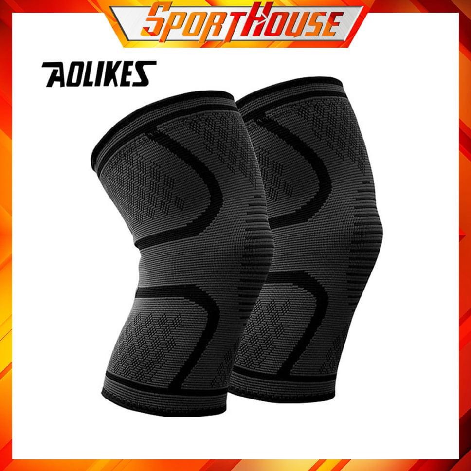 BÓ GỐI THỂ THAO  ( AOLIKES) BẢO VỆ ĐẦU GỐI Băng bảo vệ đầu gối Đai Bảo Vệ Đầu Gối Đai bảo vệ đầu gối Miếng đệm bảo vệ đầu gối khi chơi thể thao Đai quấn bảo vệ khớp gối