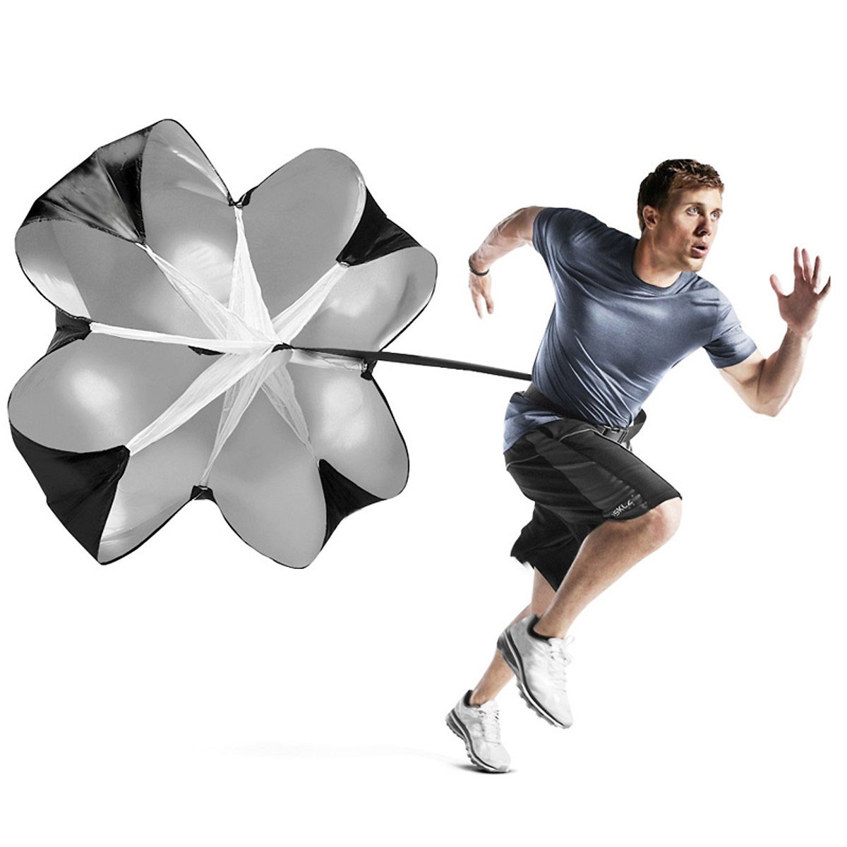 Running Speed Chute  DÙ CẢN LỰC Dù Tập Chạy - Dù Cản Gió Tập Thể Lực Chuyên Nghiệp - Tập Cầu Thủ Bóng Đá - Có Thể Điều Chỉnh Tốc Độ