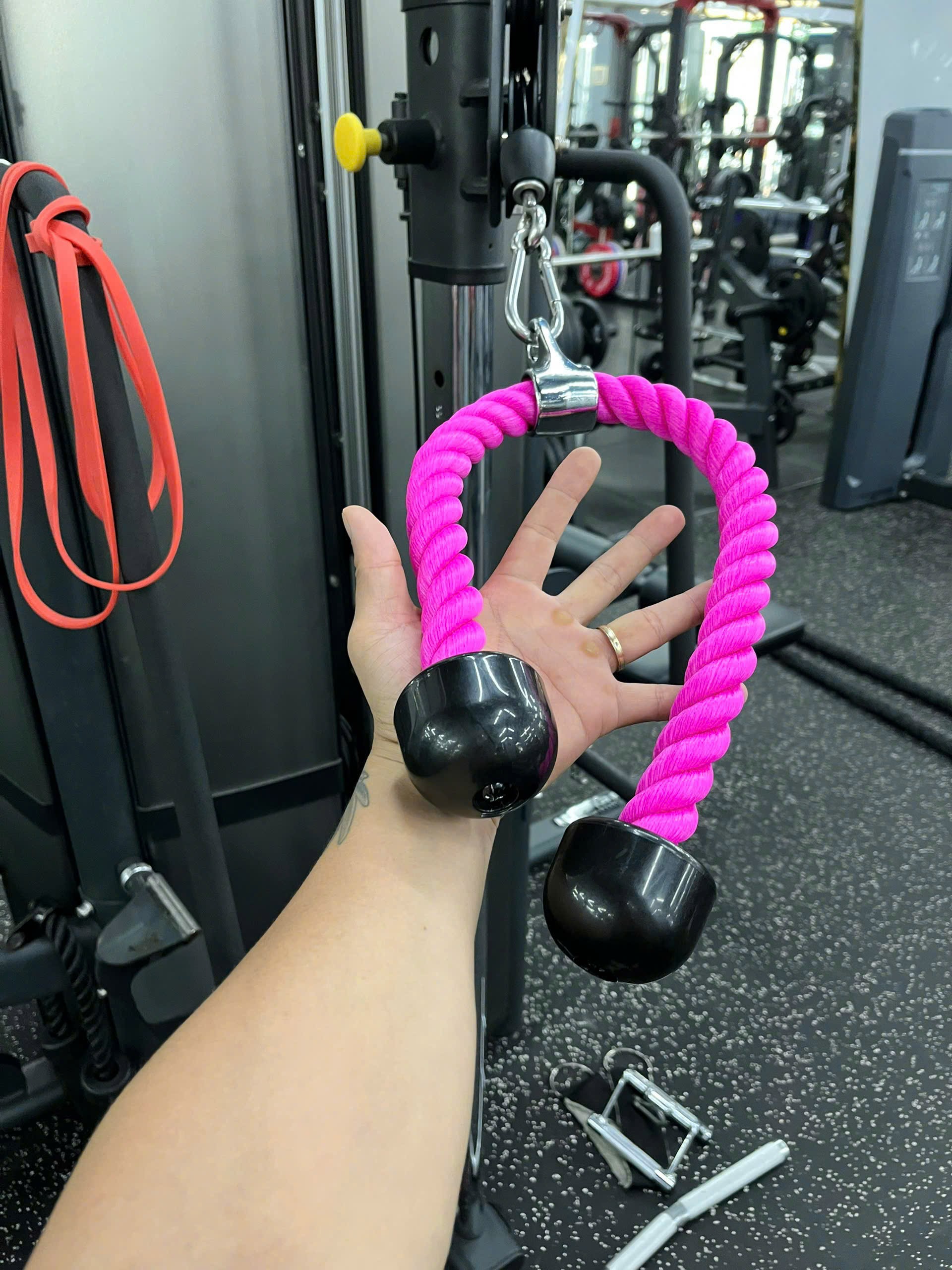 DÂY THỪNG TẬP TAY SAU DÂY KÉO CÁP ( phụ kiện số 4 ) -dây thừng kéo xô -dây thừng tập xô -dây thừng tập tay- sau phụ kiện kéo xô dây đôi tập tay sau dây đôi tập xô tay