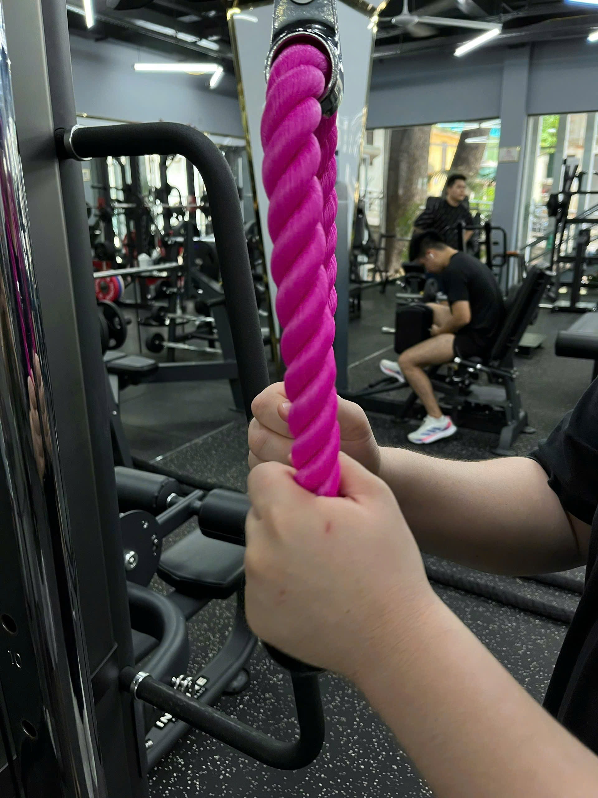 DÂY THỪNG TẬP TAY SAU DÂY KÉO CÁP ( phụ kiện số 4 ) -dây thừng kéo xô -dây thừng tập xô -dây thừng tập tay- sau phụ kiện kéo xô dây đôi tập tay sau dây đôi tập xô tay