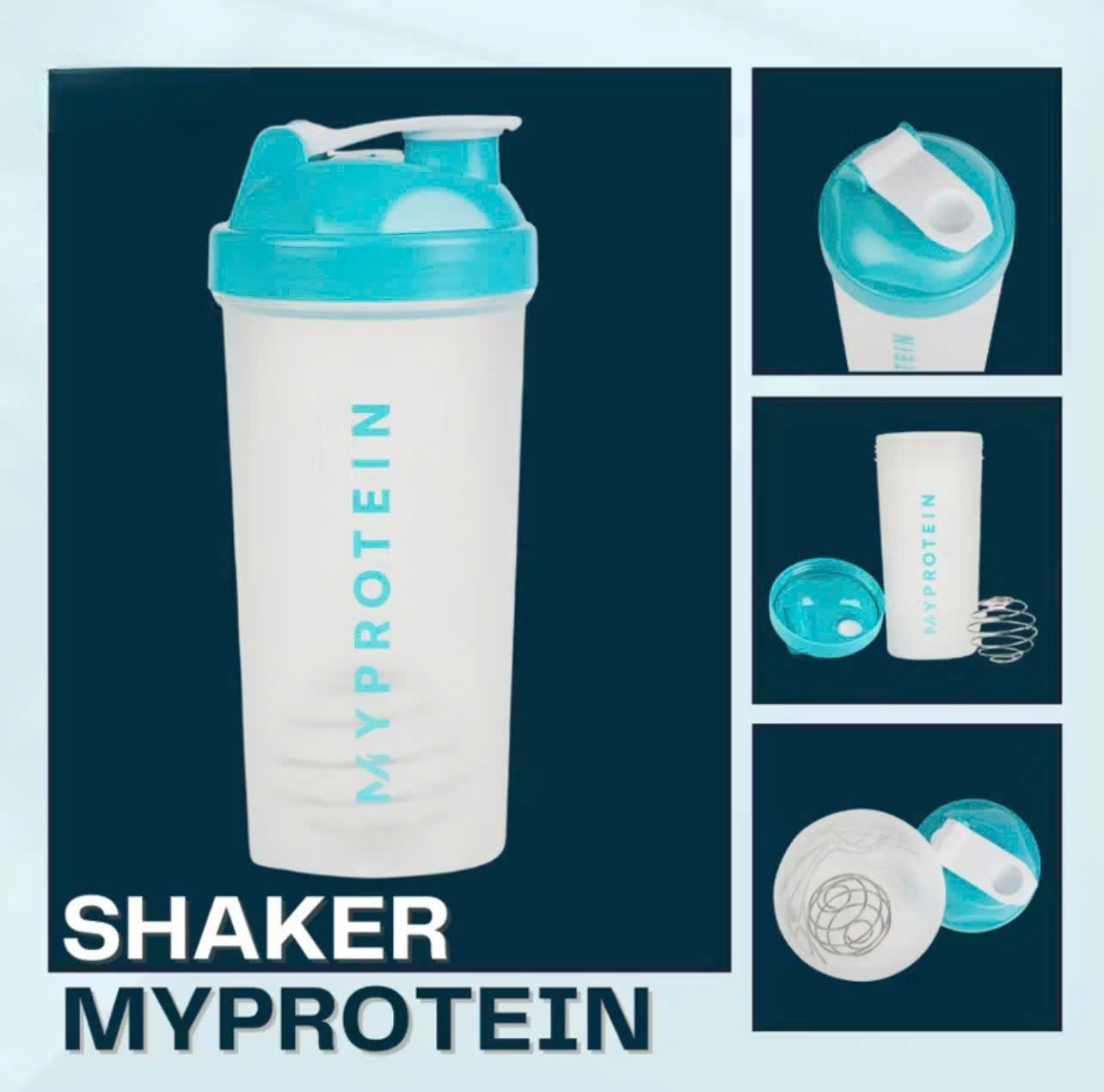 BÌNH LẮC THỂ THAO – SHAKER MYPROTEIN 600ML