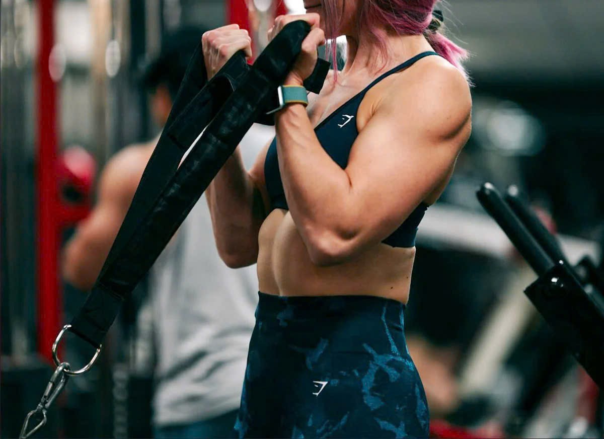 Dây Tricep Rope Sử Dụng Với Dây Cáp Khi Tập GYM , thể hình