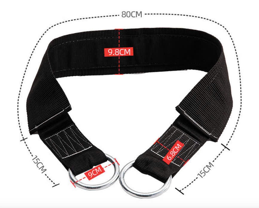 ĐAI LƯNG MÁY BELT SQUAT - Máy gánh đùi với dây đai  Belt Squat