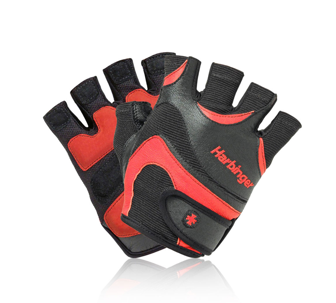 BAO TAY(Harbinger Flexfit Strength Gloves Black/Red),bao tay tập gym găng tay tập gym găng tay bao tay tập gym