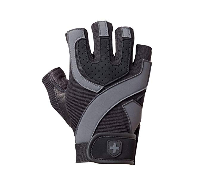 BAO TAY (Harbinger Training Grip Wristwrap Strength Gloves Black/Grey),bao tay tập gym găng tay tập gym găng tay bao tay tập gym