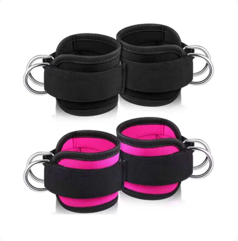 Quấn chân kéo cáp  (loại 2 móc khoá) ,quấn chân tập mông,quấn cổ chân dây quấn cổ chân hỗ trợ tập mông  , dây quấn cổ chân tập gym  dây đai đá đùi ,đai quấn cổ chân , dây móc tạ cổ chân tập mông đùi ankle straps gym quấn chân đá mông , quấn cổ chân tập mông