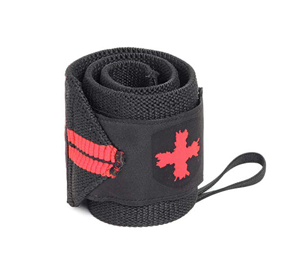 QUẤN CỔ TAY Gym Red Line Wrist wraps Black/Red 18 Harbinger