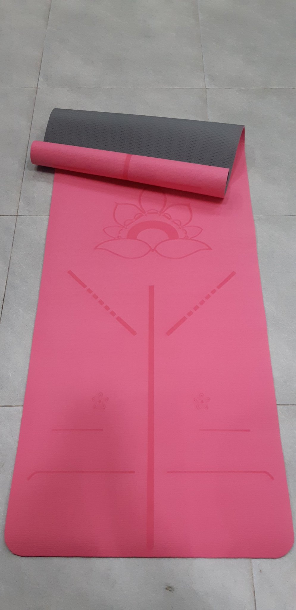 THẢM YOGA 2 lớp (có định tuyến )
