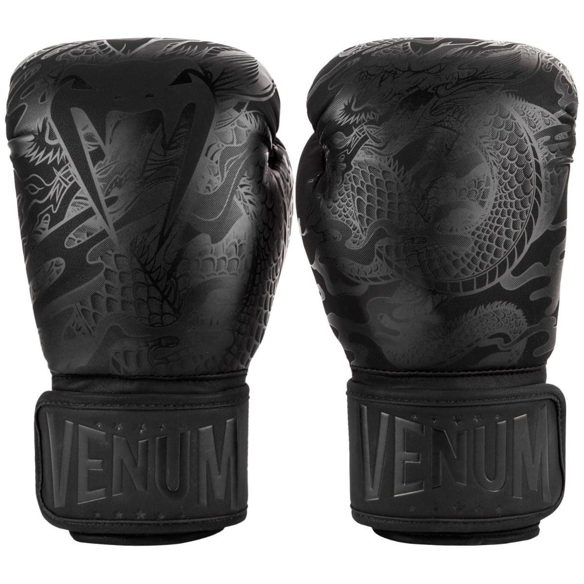 BOXING VENUM DRAGON'S FLIGHT BOXING GLOVES - BLACK/BLACK