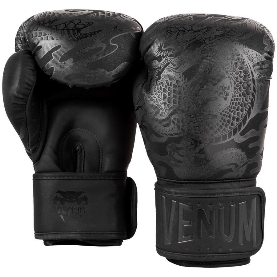 BOXING VENUM DRAGON'S FLIGHT BOXING GLOVES - BLACK/BLACK