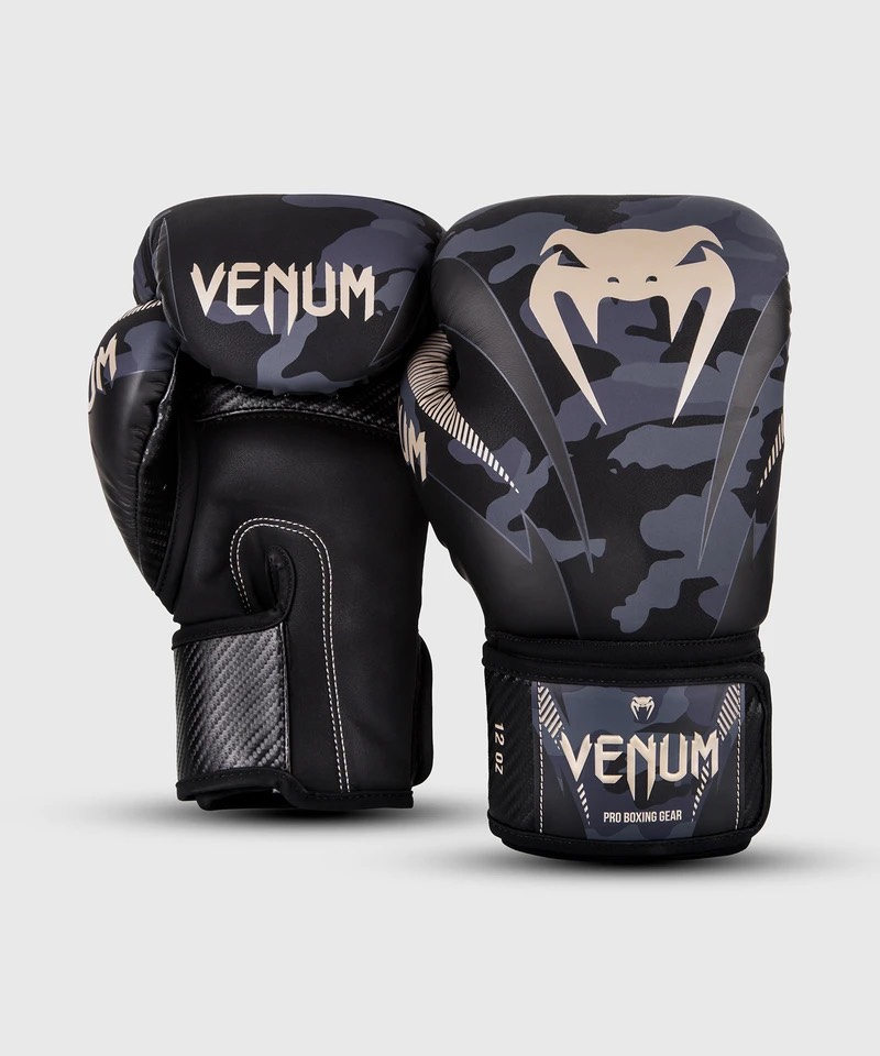 GĂNG VENUM IMPACT BOXING GLOVES - DARK CAMO/SAND