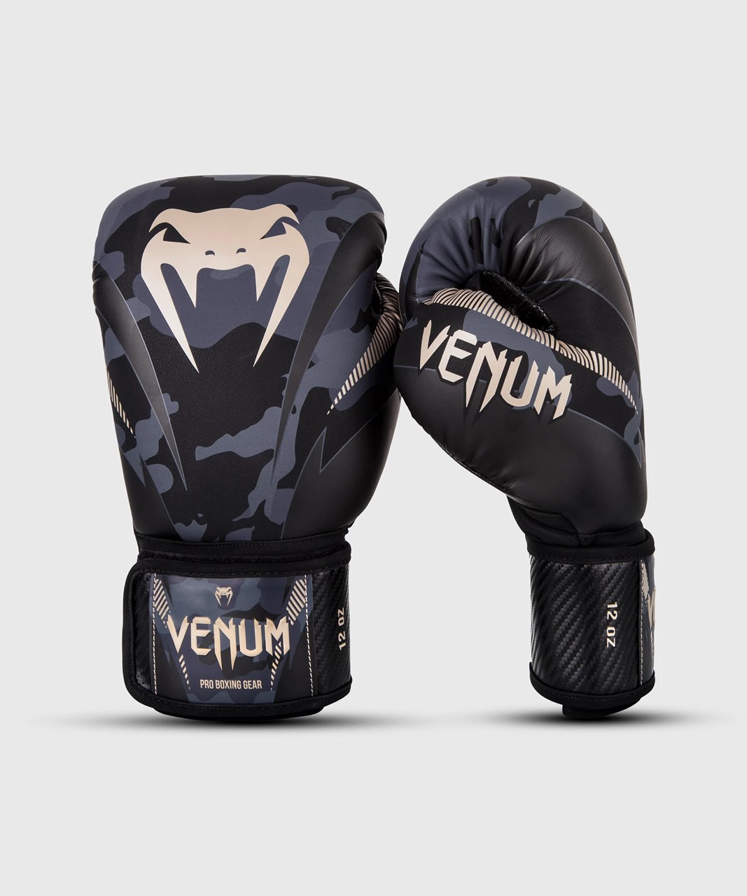 GĂNG VENUM IMPACT BOXING GLOVES - DARK CAMO/SAND
