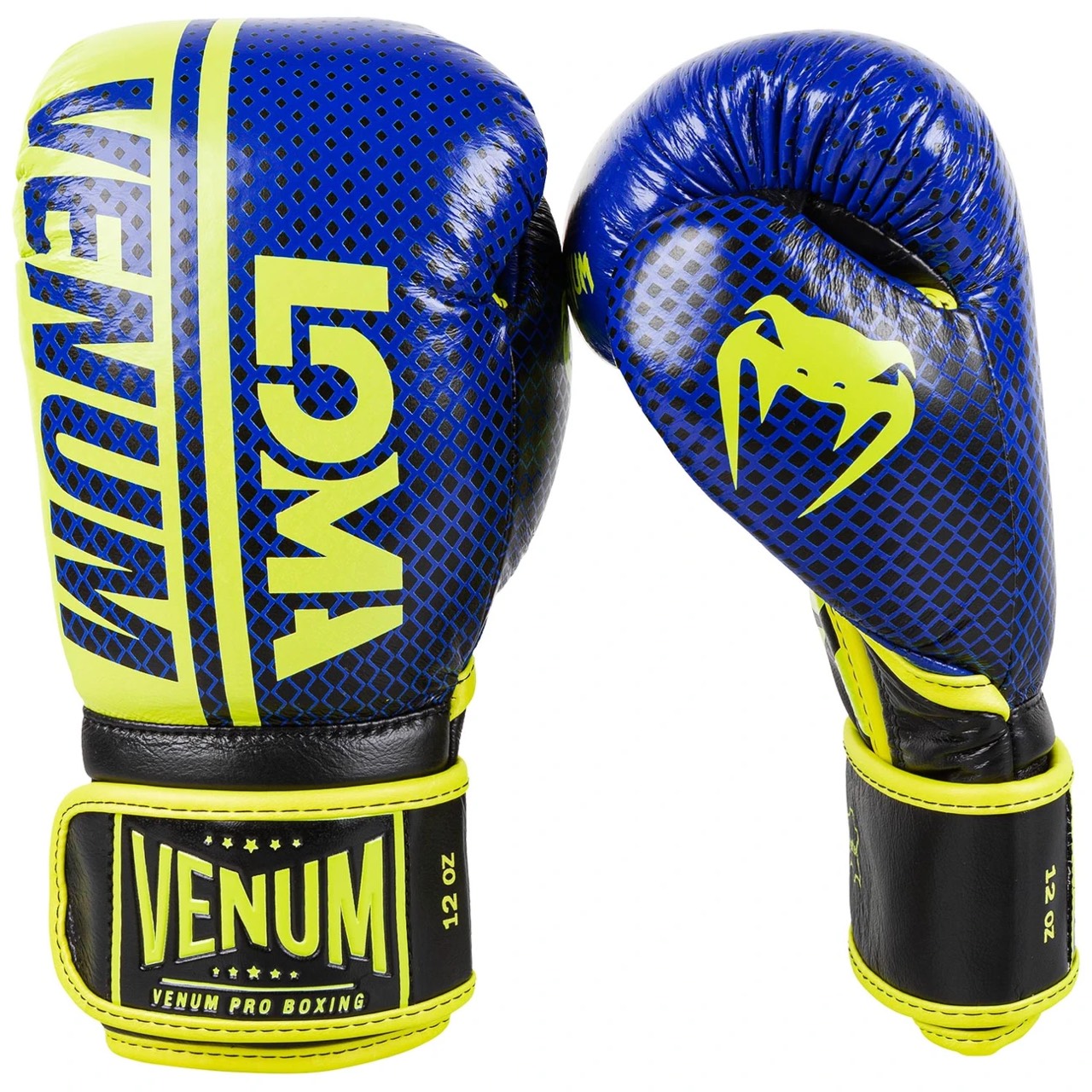 GĂNG VENUM SHIELD PRO BOXING GLOVES LOMA EDITION - VELCRO - BLUE/YELLOW