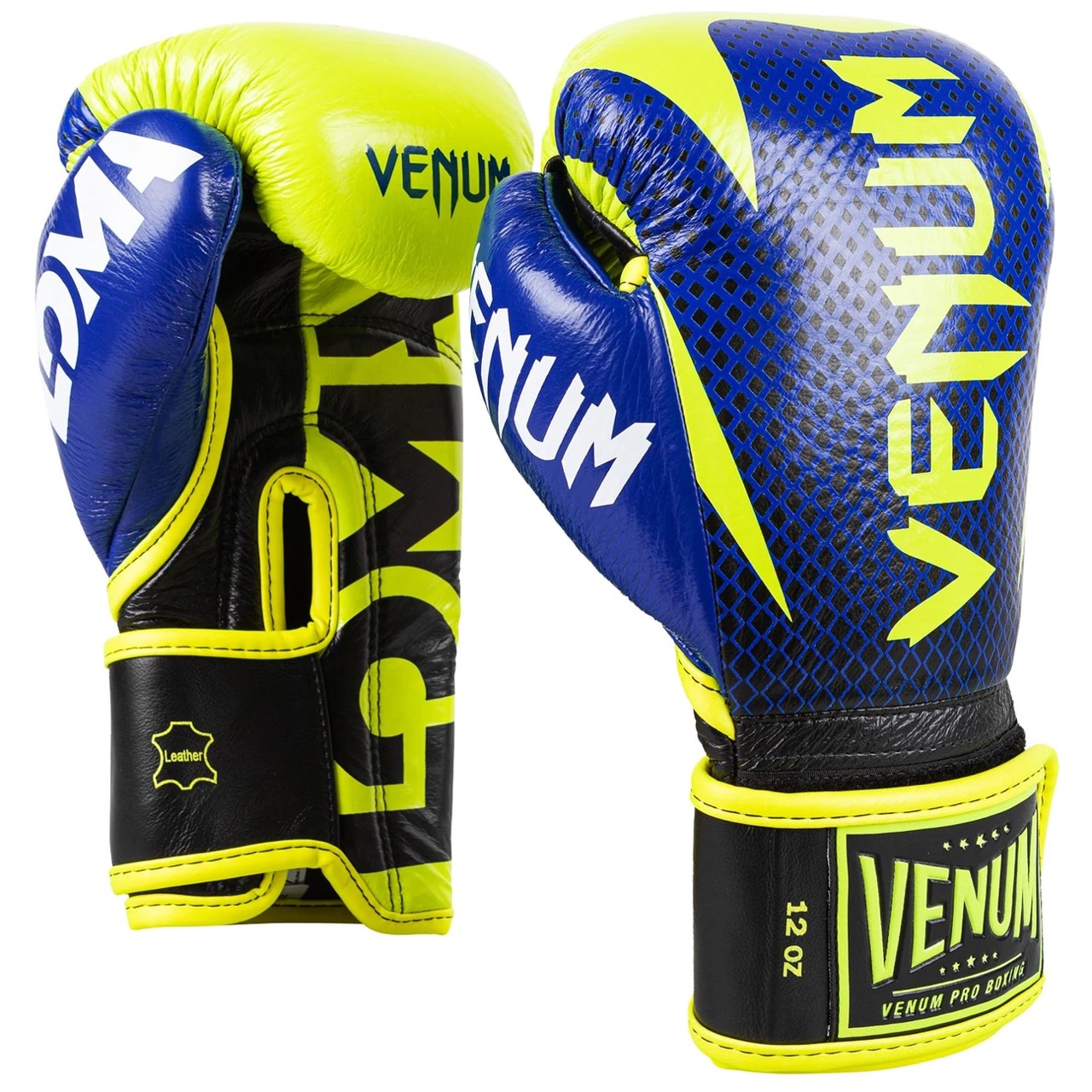 GĂNG VENUM HAMMER PRO BOXING GLOVES LOMA EDITION- VELCRO - BLUE/YELLOW