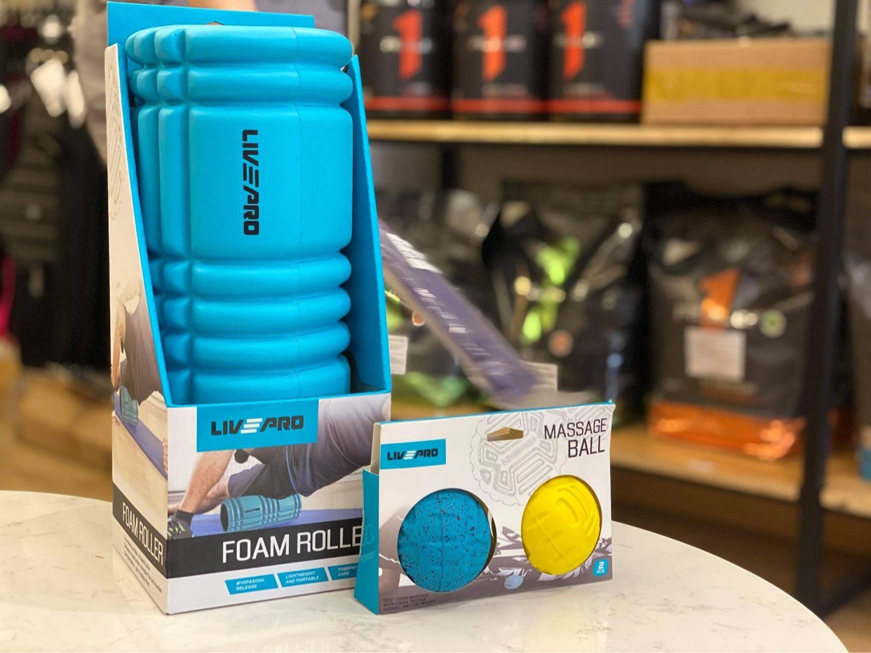Sports Performance Roller LIVEPRO Con Lăn Massage Phục Hồi Cơ Foam Roller Tập GYM | Yoga Mát Xa Dãn Cơ Tập Gym con lăn giãn cơ ống lăn giãn cơ ống lăn massage