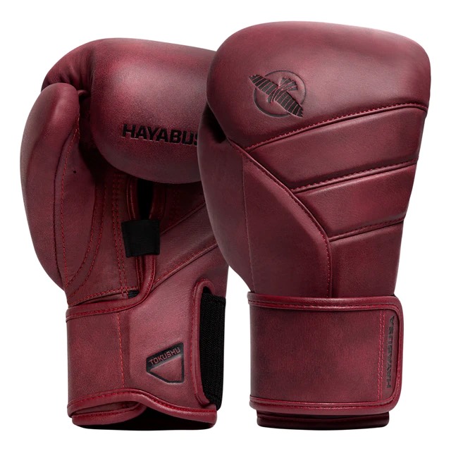 GĂNG Hayabusa T3 LX Boxing Gloves Burgundy