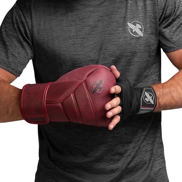 GĂNG Hayabusa T3 LX Boxing Gloves Burgundy
