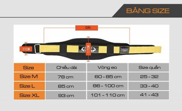 ĐAI LƯNG GÁNH TẠ TẬP GYM MỀN AOLIKES