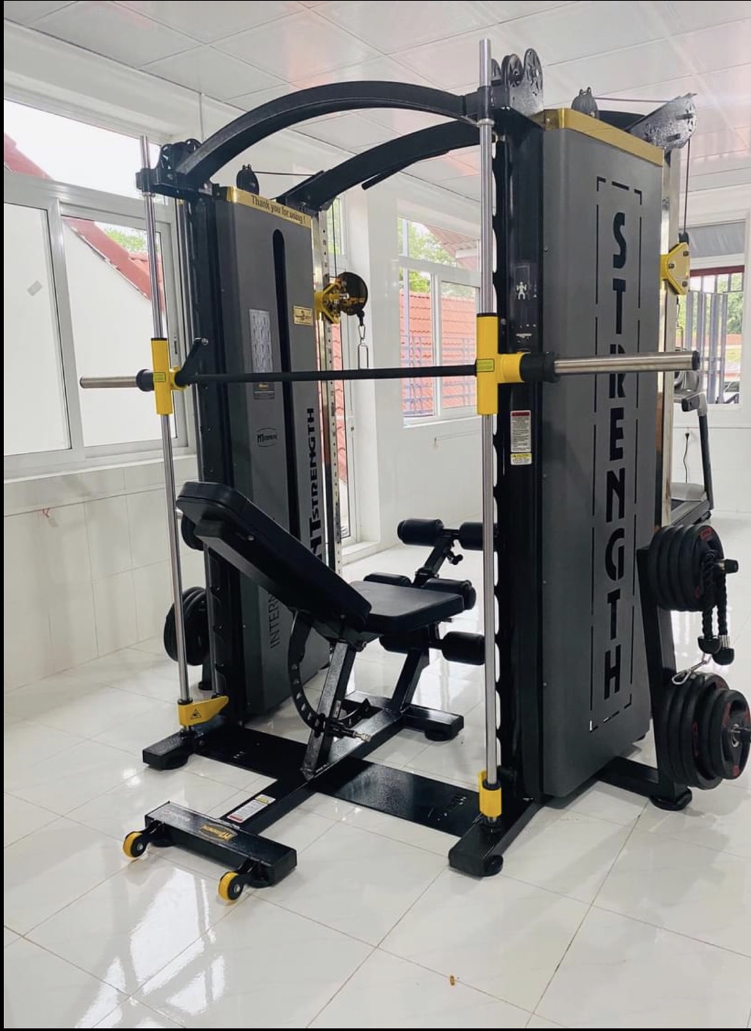 giàn tạ đa năng -máy tập đa năng-khung rack đa năng