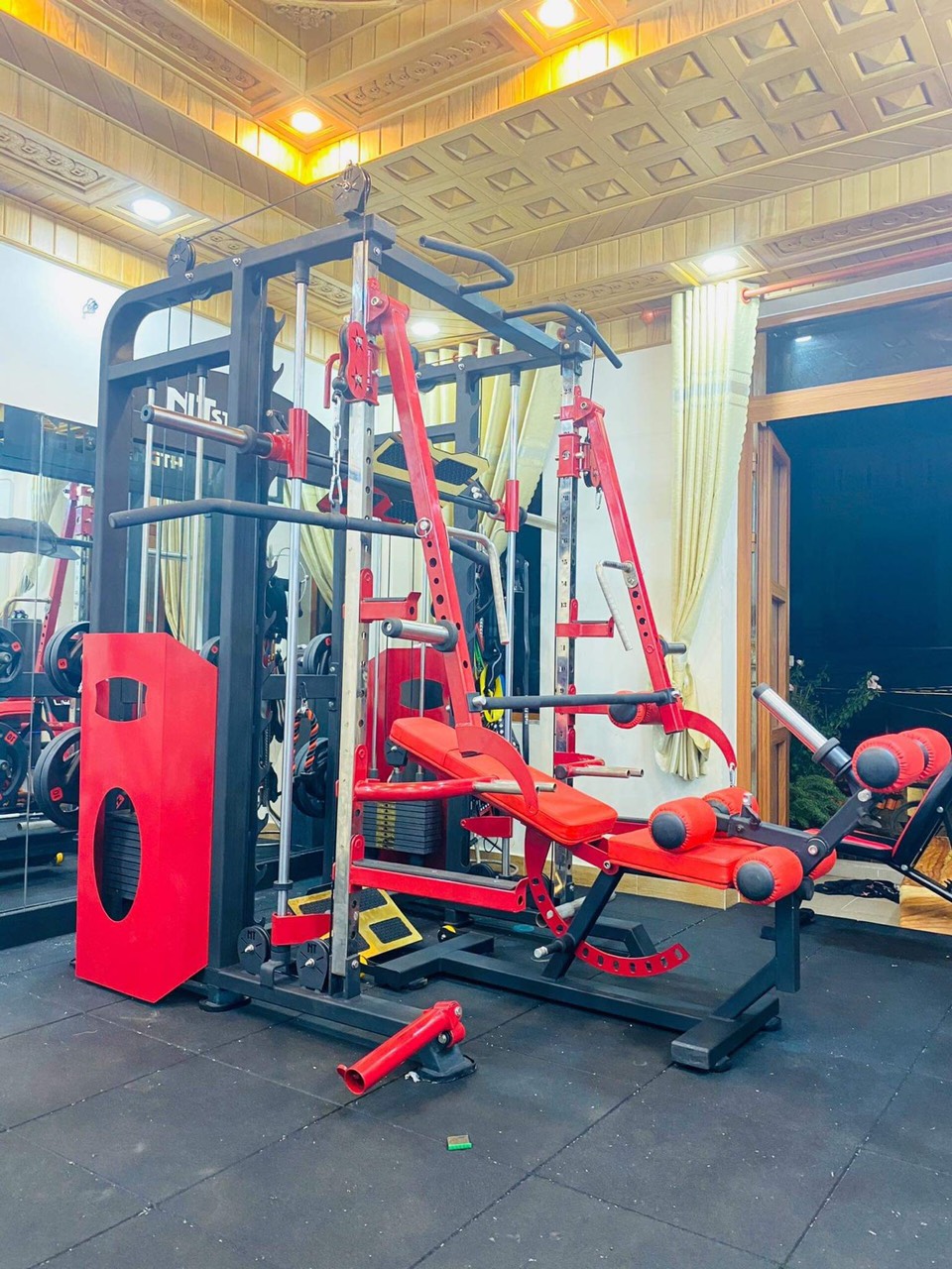 giàn tạ đa năng -máy tập đa năng-khung rack đa năng