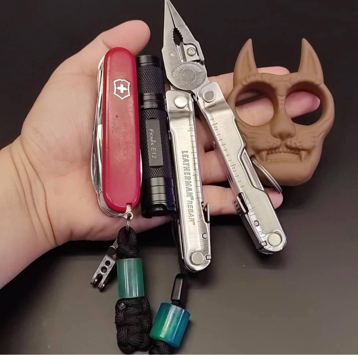 móc khoá tự vệ đầu hổ đầu cọp mặt hổ mặt cọp móc khoá hỗ trợ bảo hộ phụ kiện phòng thân đảm bảo an toàn cho bạn