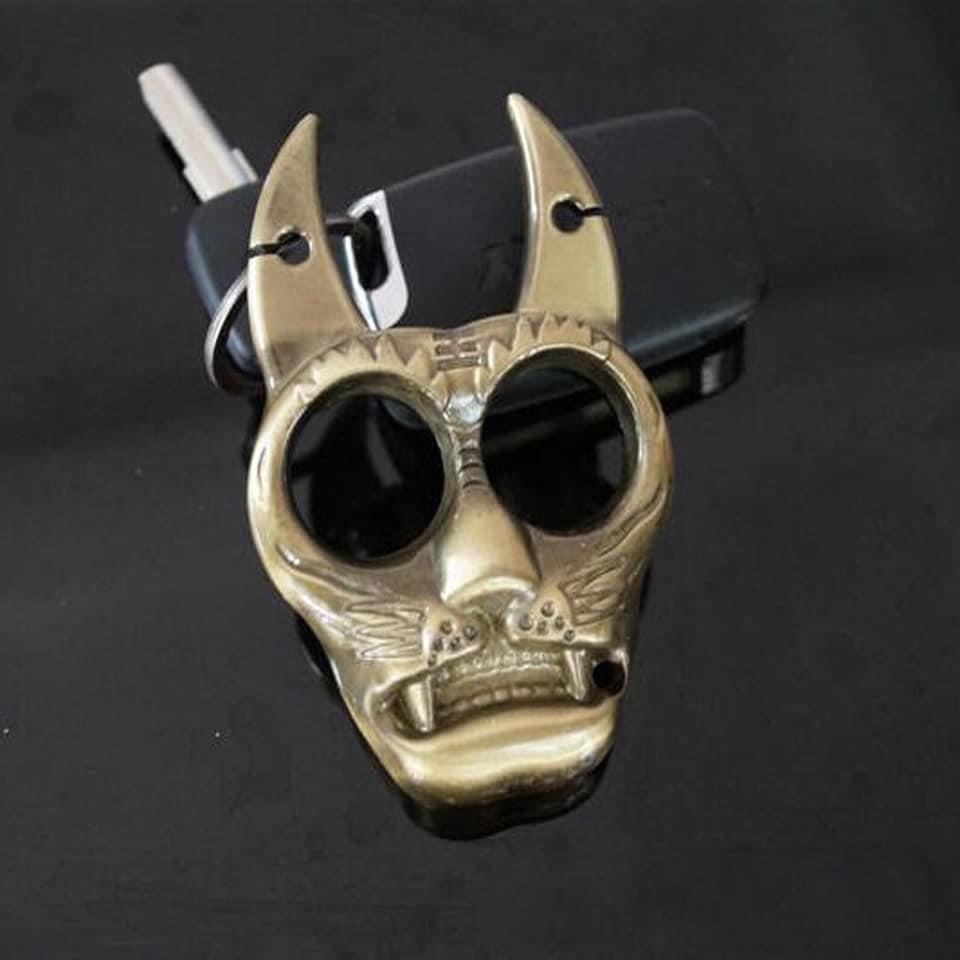 móc khoá tự vệ đầu hổ đầu cọp mặt hổ mặt cọp móc khoá hỗ trợ bảo hộ phụ kiện phòng thân đảm bảo an toàn cho bạn