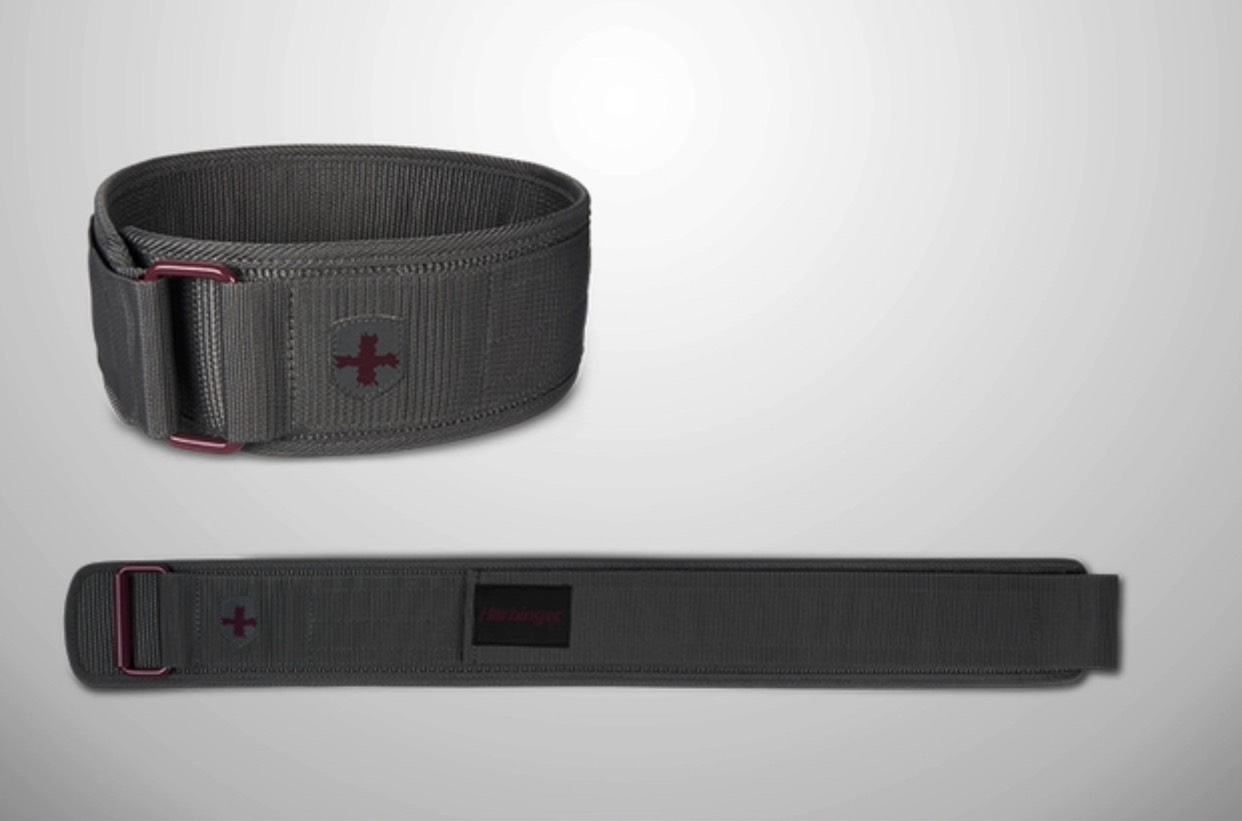 ĐAI LƯNG GÁNH TẠ TẬP GYM NYLON BELT HARBINGER 4 INCH - MERLOT