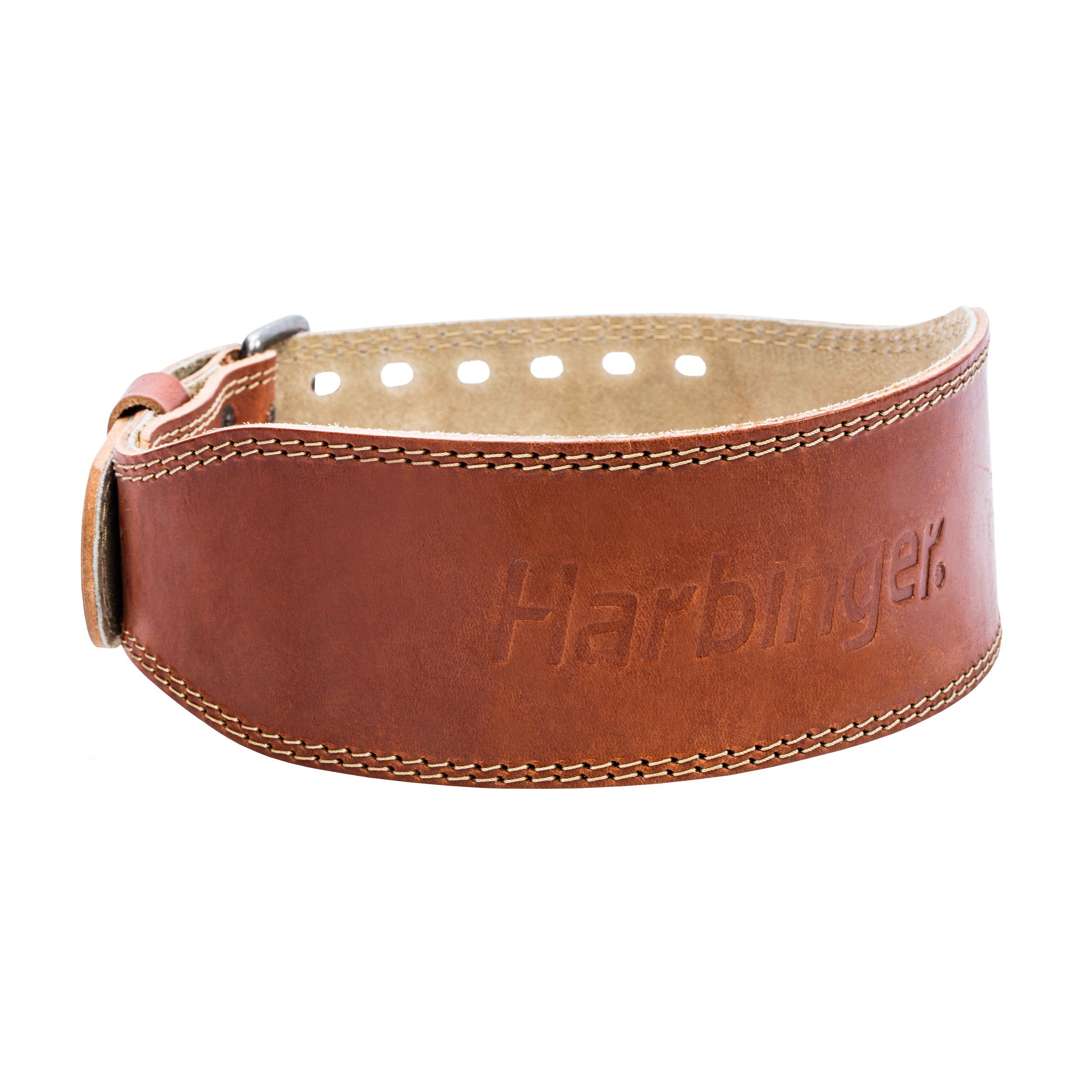ĐAI LƯNG GÁNH TẠ TẬP GYM Harbinger 4 inch Padded Leather Belt (BROWN)