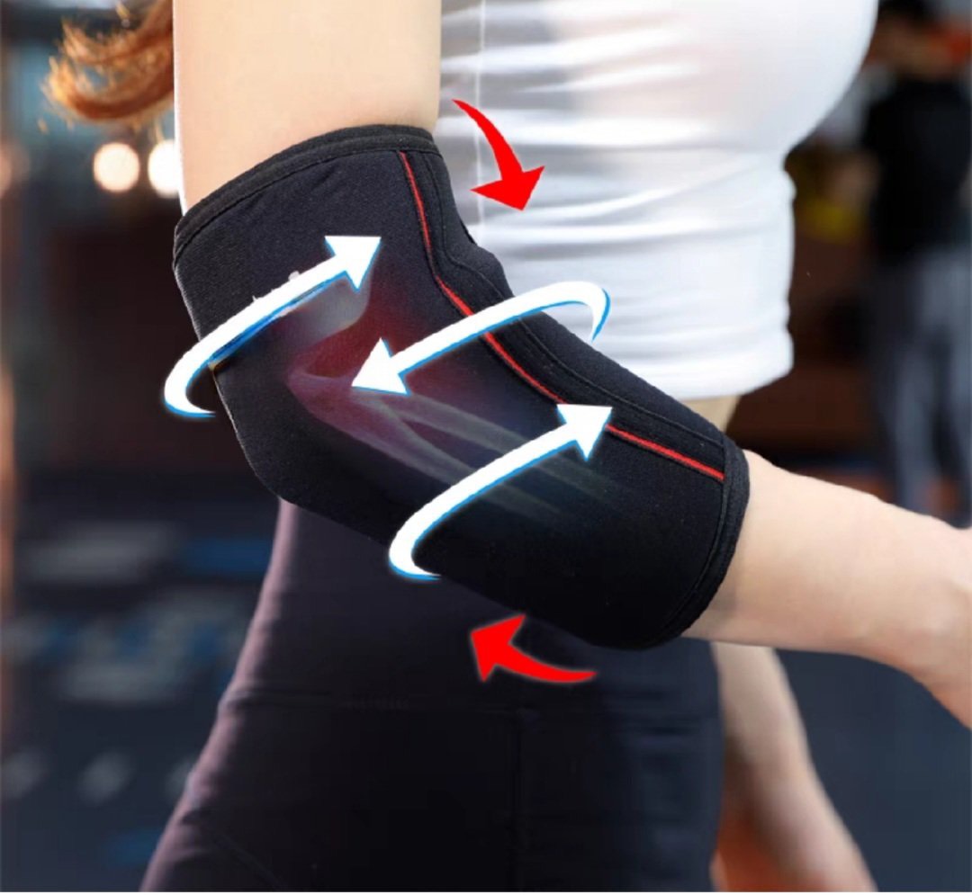 BÓ KHUỶU TAY GYM TAPE Đai Bó Khuỷu Tay Đai Bảo Vệ Khủy Tay Đệm bảo vệ khuỷu tay dành cho người chơi thể thao Băng bảo vệ khuỷu tay, đai đeo khuỷu tay thể thao, tập gym Xỏ Khuỷu Tay 1