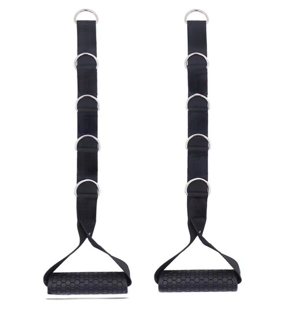 TAY CẦM KÉO CÁP PHÒNG GYM (hander bar) phụ kiện kéo xô - tay cầm kéo cáp - tay nắm kéo xô - tay cầm kéo xô ngực  loại nhiều móc , Tricep Rope Cable Attachment Handle Bar Resistance Gym Training Band , The gym handle can , Tay Cầm Xô Đơn Kéo Cáp Tập Lưng Xô Tại Phòng GYM