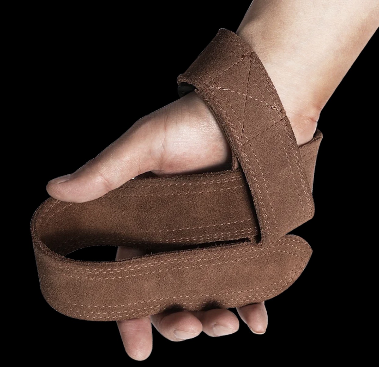 dây  kéo lưng làm bằng ( da thật ) Dây kéo lưng tập GYM Lifting Straps -Hỗ trợ Deadlift, kéo tạ, lên xà , Dây kéo lưng tập xô Dây Strap