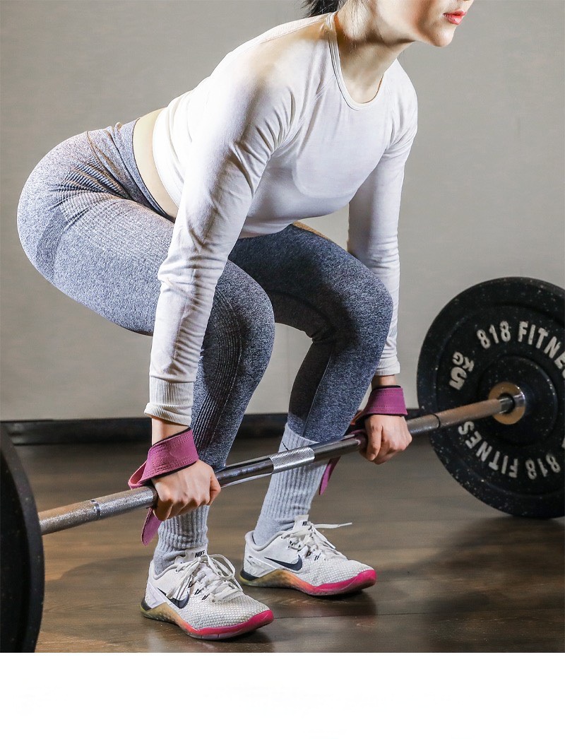 dây kéo lưng làm bằng ( da thật ) Dây kéo lưng tập GYM Lifting Straps -Hỗ trợ Deadlift, kéo tạ, lên xà , Dây kéo lưng tập xô 1 Dây Strap