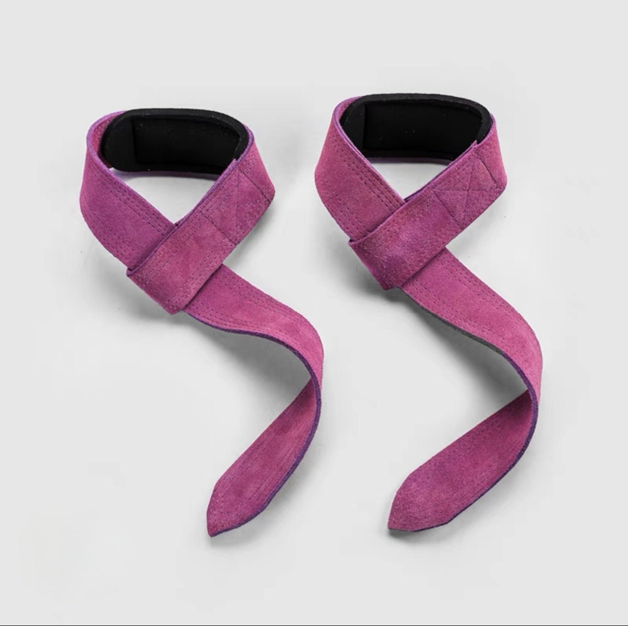 dây kéo lưng làm bằng ( da thật ) Dây kéo lưng tập GYM Lifting Straps -Hỗ trợ Deadlift, kéo tạ, lên xà , Dây kéo lưng tập xô 1 Dây Strap