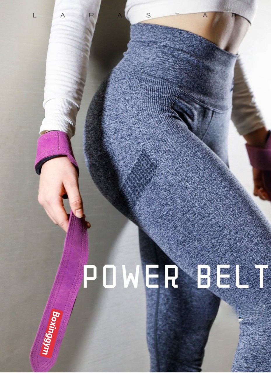 dây kéo lưng làm bằng ( da thật ) Dây kéo lưng tập GYM Lifting Straps -Hỗ trợ Deadlift, kéo tạ, lên xà , Dây kéo lưng tập xô 1 Dây Strap