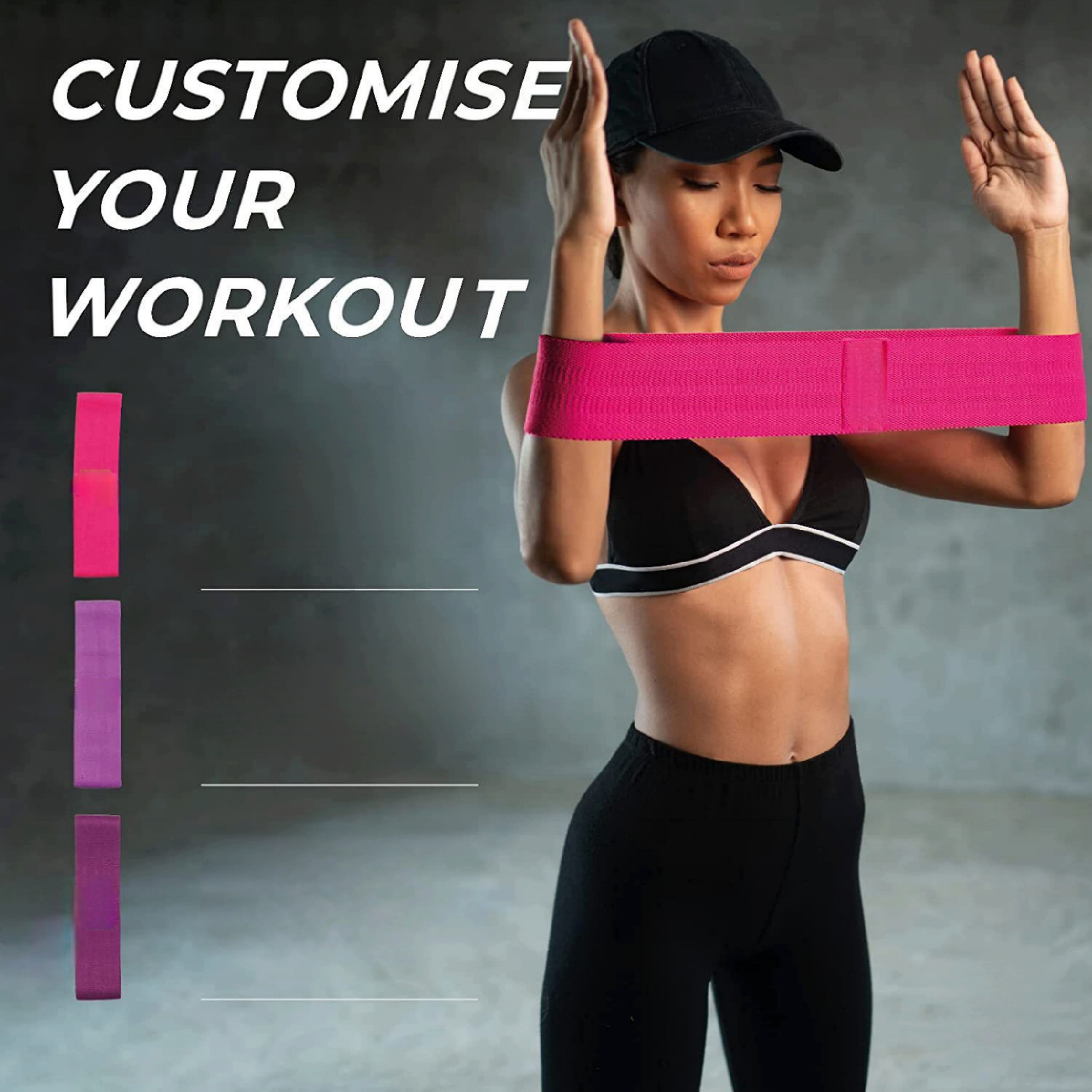 DÂY KHÁNG LỰC TẬP MÔNG (vải) miniband - Fabric Mini Bands