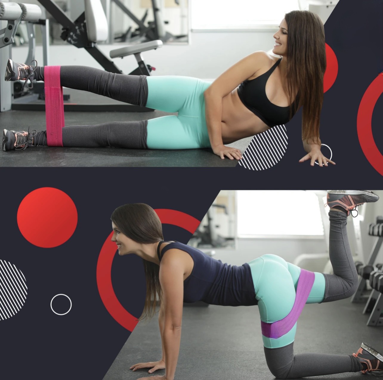 DÂY KHÁNG LỰC TẬP MÔNG (vải) miniband - Fabric Mini Bands