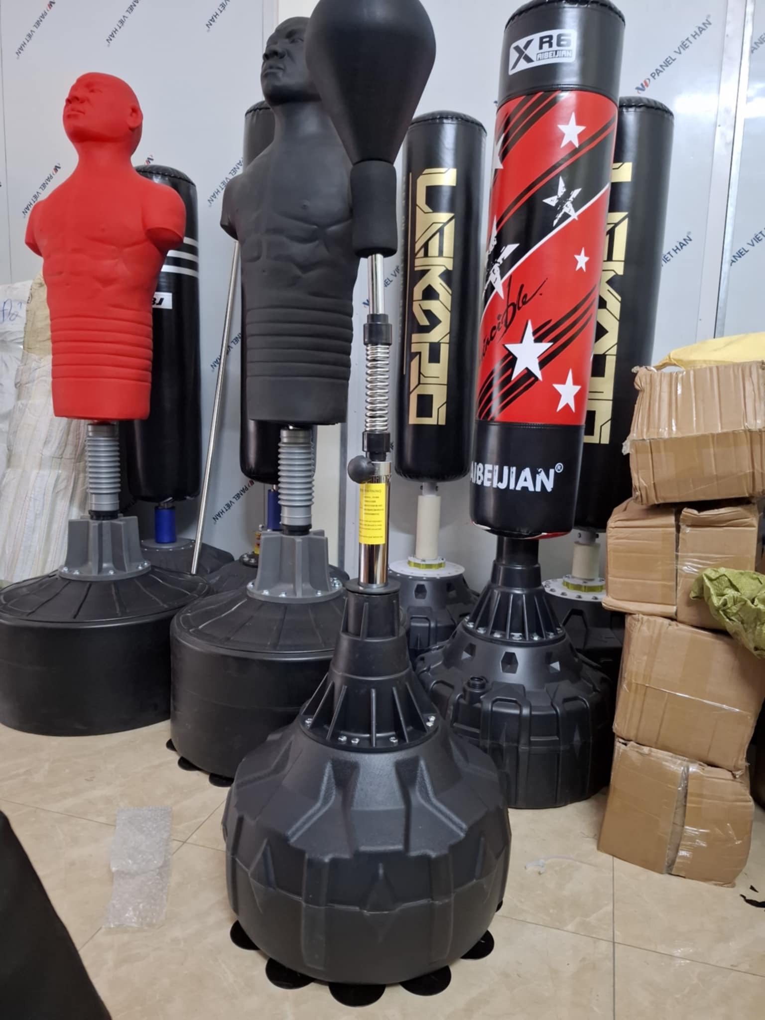 Bao cát đứng TRỤ ĐẤM PHẢN XẠ  T4 Standing Pro Speed Bag , trụ đấm bốc phản xạ cobra bag boxing