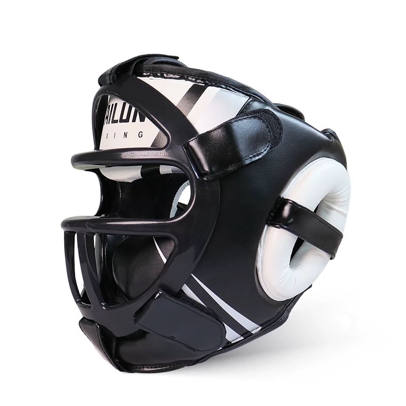 NÓN BẢO HỘ CÓ GỘNG BẢO VỆ Bảo hộ đầu tập Boxing , mũ bảo hộ đầu võ thuật , mũ võ thuật , giáp bảo hộ đầu , BOXING HEADGEARS , mũ đội đầu quyền anh